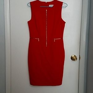 Brand New Red Calvin Klein Dress